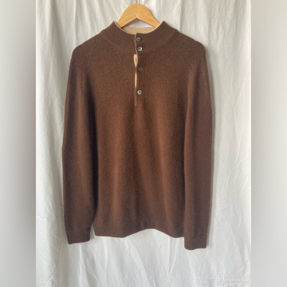 Portolano Men’s Cashmere Sweater Size L